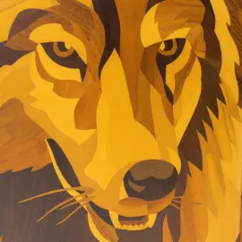 Эксклюзивные нарды "Волк" с шахматной доской Эксклюзивные нарды "Волк" с шахматной доской