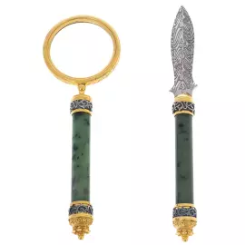 Набор кабинетный из нефрита, Златоуст