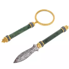 Набор кабинетный из нефрита, Златоуст