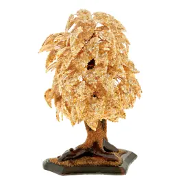 Сувенир из янтаря "Денежное дерево" молочный янтарь Сувенир из янтаря "Денежное дерево" молочный янтарь