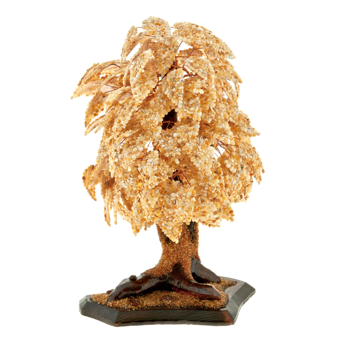 Amber souvenir "Money tree" (milk amber)