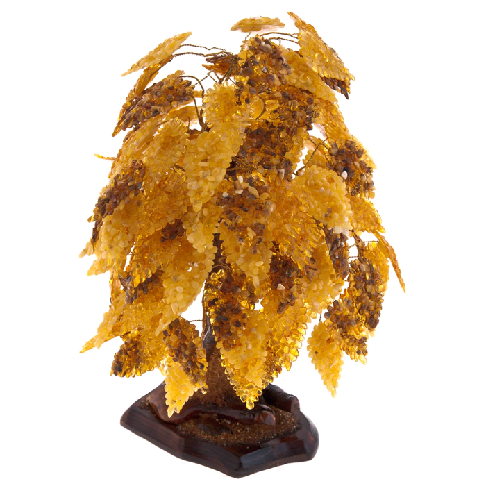 Amber souvenir "Money tree" (20 branches)