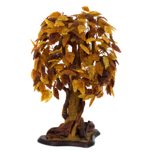 Amber souvenir "Money tree" (36 branches)