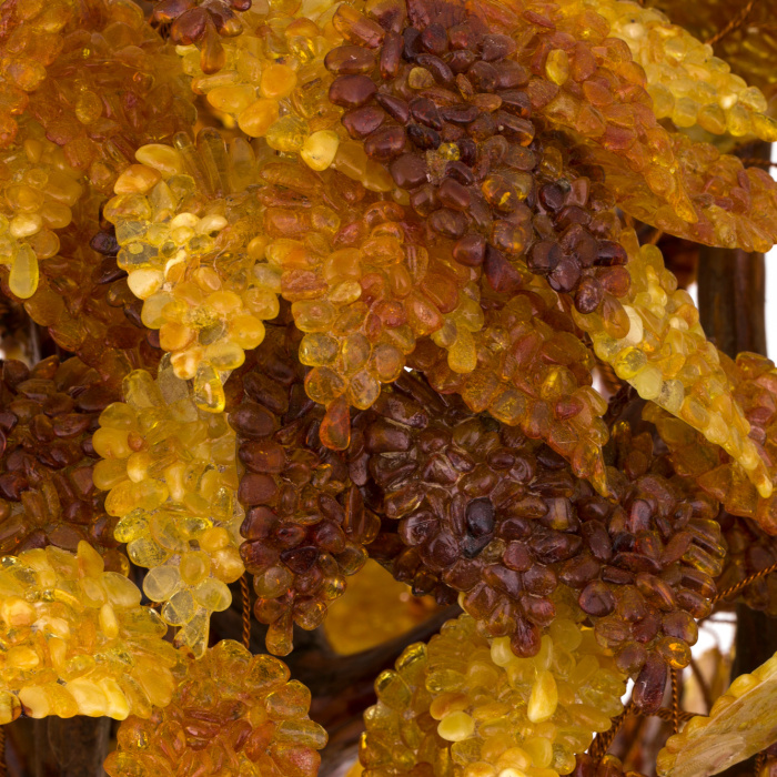 Amber souvenir "Money tree" (36 branches)