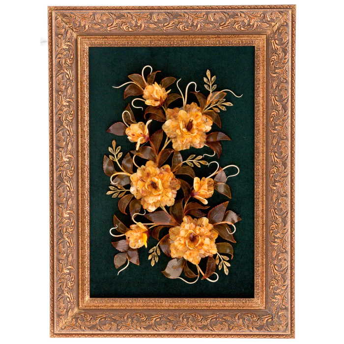 Amber panel "Flowers"