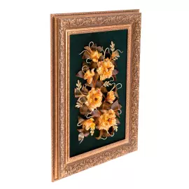Панно из янтаря "Цветы"