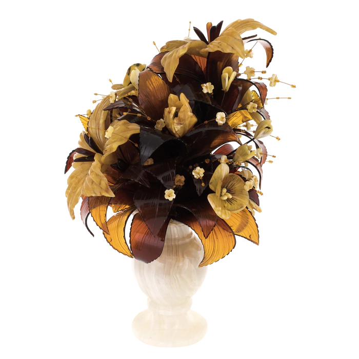 Bouquet of amber "Lilies"