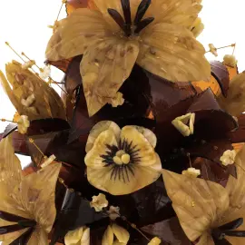 Букет из янтаря "Лилии"