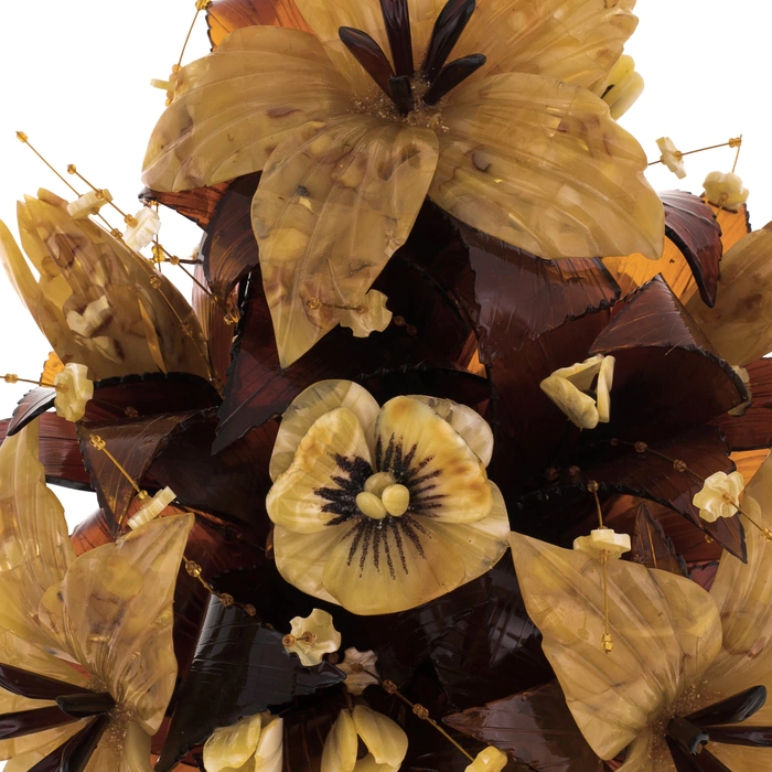 Bouquet of amber "Lilies"