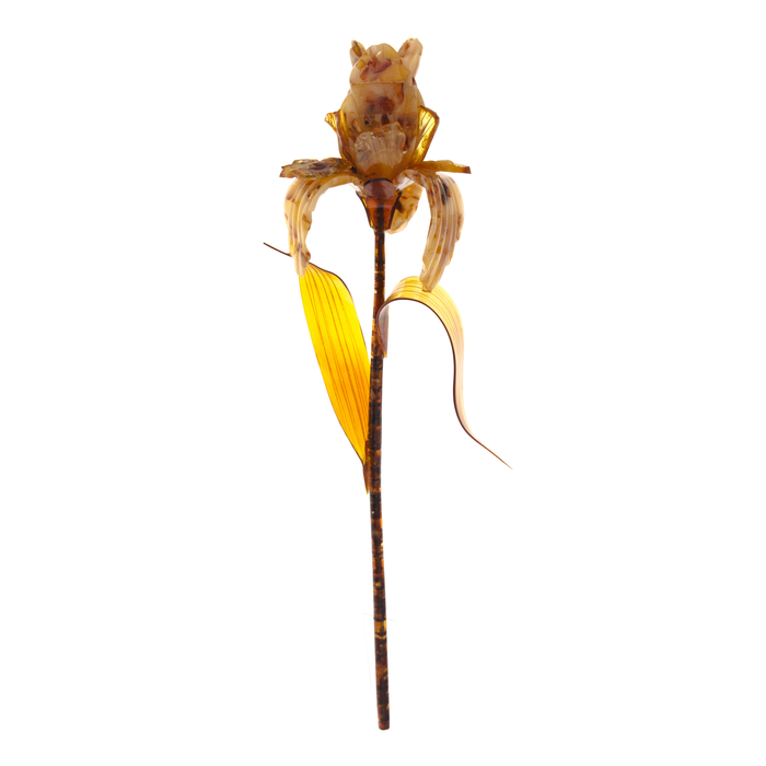 Flower of amber "Iris"