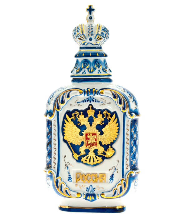 Vodka set "Gift" for 2 persons, Tricolor case