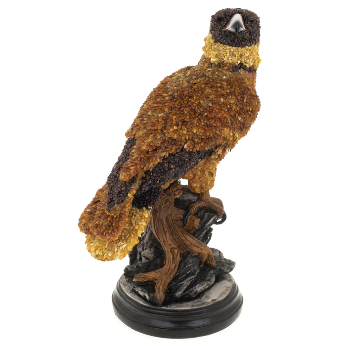 Amber sculpture "Eagle"