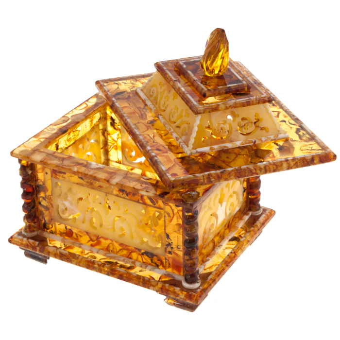 Amber casket "Amber Flame"