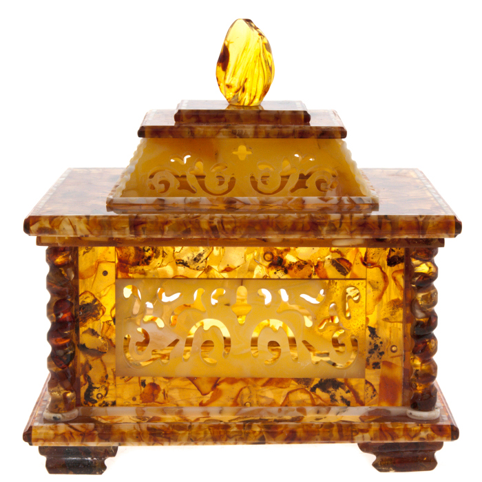 Amber casket "Amber Flame"