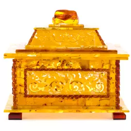 Шкатулка из янтаря "Княжеская"
