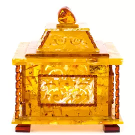 Шкатулка из янтаря "Княжеская"