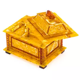 Шкатулка из янтаря "Княжеская"