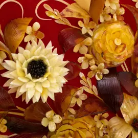 Композиция из янтаря "Элегия"