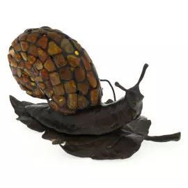 Лампа из янтаря "Улитка"