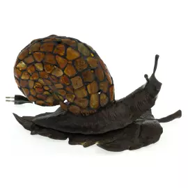 Лампа из янтаря "Улитка"