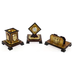 Настольный набор руководителя из янтаря "Герб РФ"