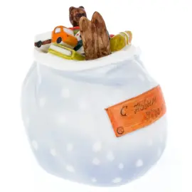 Фарфоровая статуэтка "Мешок с подарками"