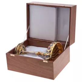 Набор для вина "Тюльпаны" Златоуст