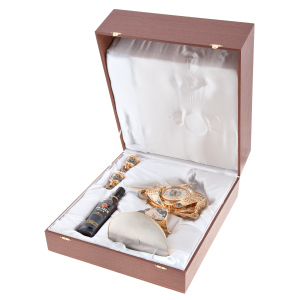 Sailboat rum set with clock, Zlatoust
