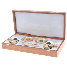 Кофейный набор "Рандеву" на 2 персоны, Златоуст