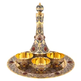 Набор для вина "Восточный" на 3 персоны, Златоуст