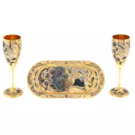 Набор для вина "Лето" Златоуст