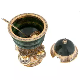 Набор для пунша "Нефритовый" на 4 персоны, Златоуст