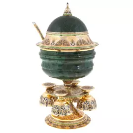 Набор для пунша "Нефритовый" на 4 персоны, Златоуст