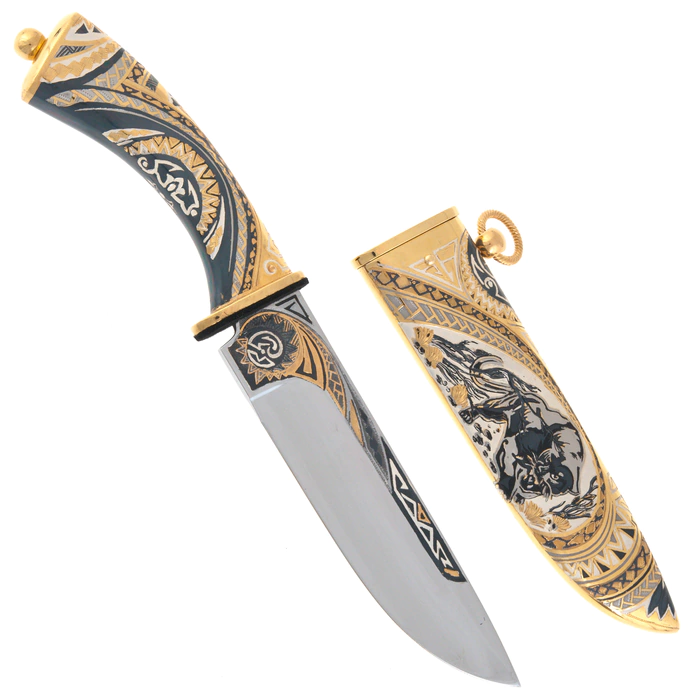 A decorated "Leopard" knife