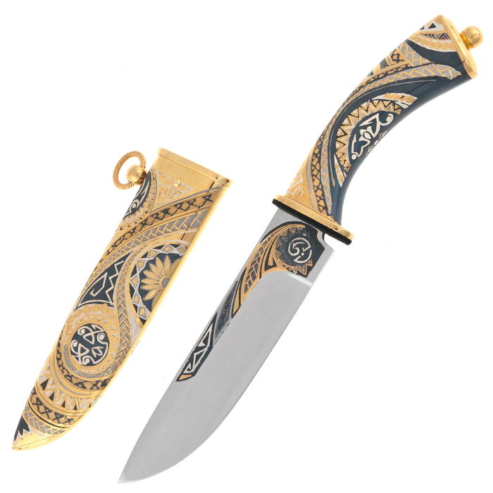 A decorated "Leopard" knife