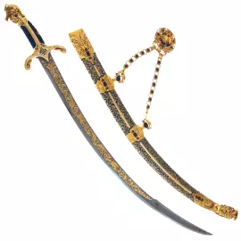 Сабля "Лазуритовая" Златоуст