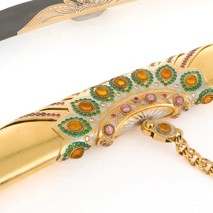 Sword of Honor made of Damascus steel, Zlatoust