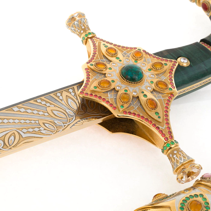 Sword of Honor made of Damascus steel, Zlatoust