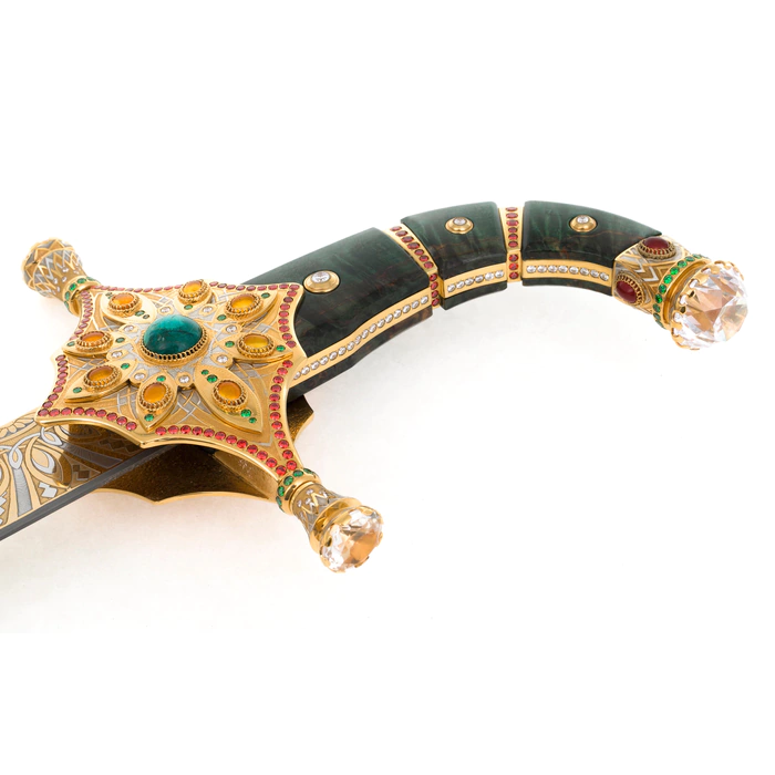 Sword of Honor made of Damascus steel, Zlatoust