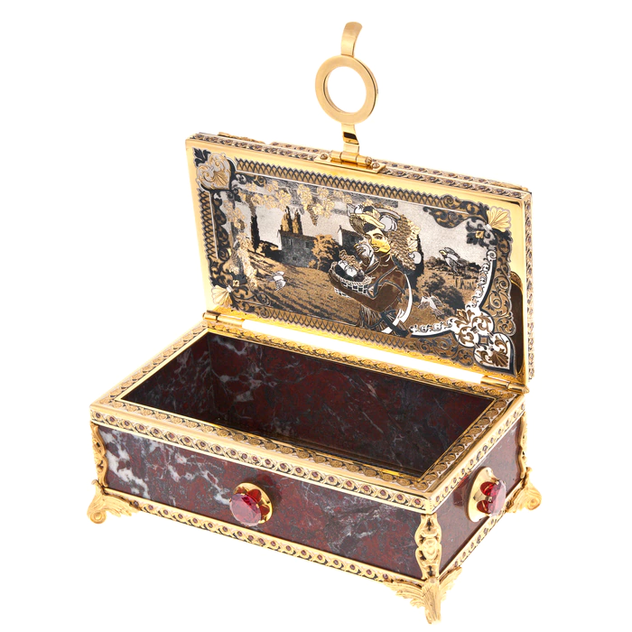 Casket "Good harvest" jasper
