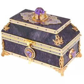 Ларец "Звезда востока" чароит, Златоуст