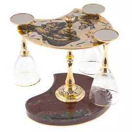 Набор для вина "Охота на медведя" Златоуст