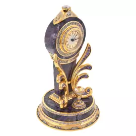 Настольные часы "Фантазия" чароит