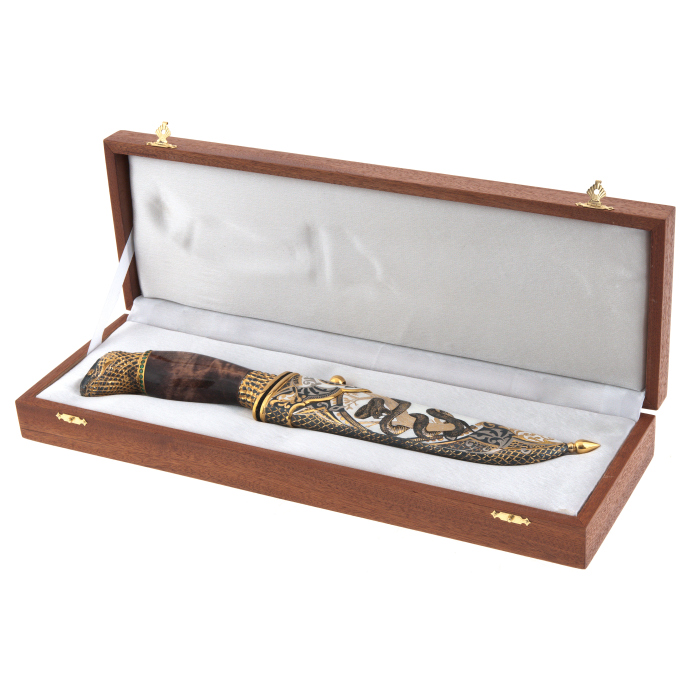 Knife decorated with "Snake" Zlatoust