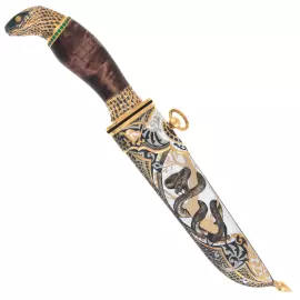 Нож украшенный "Змея" Златоуст