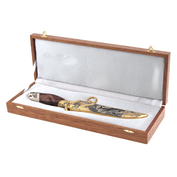 Knife decorated with "Shark" Zlatoust