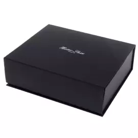 Exclusive Buffalo poker set made of leather, orange