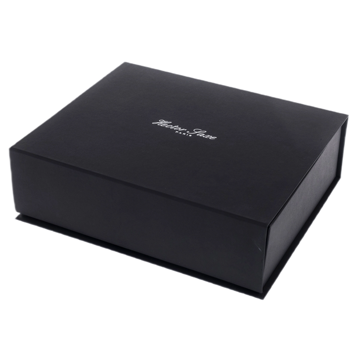 Exclusive Buffalo poker set made of leather, orange