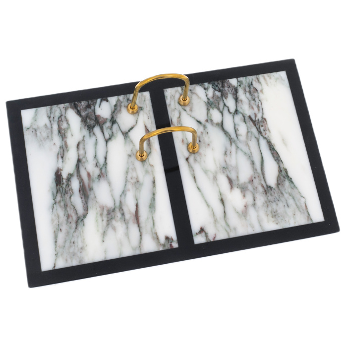 Письменный набор из мрамора "Саянский"