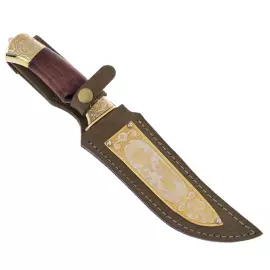 Набор охотничий "Охота на медведя" с ножом, на 3 персоны, Златоуст